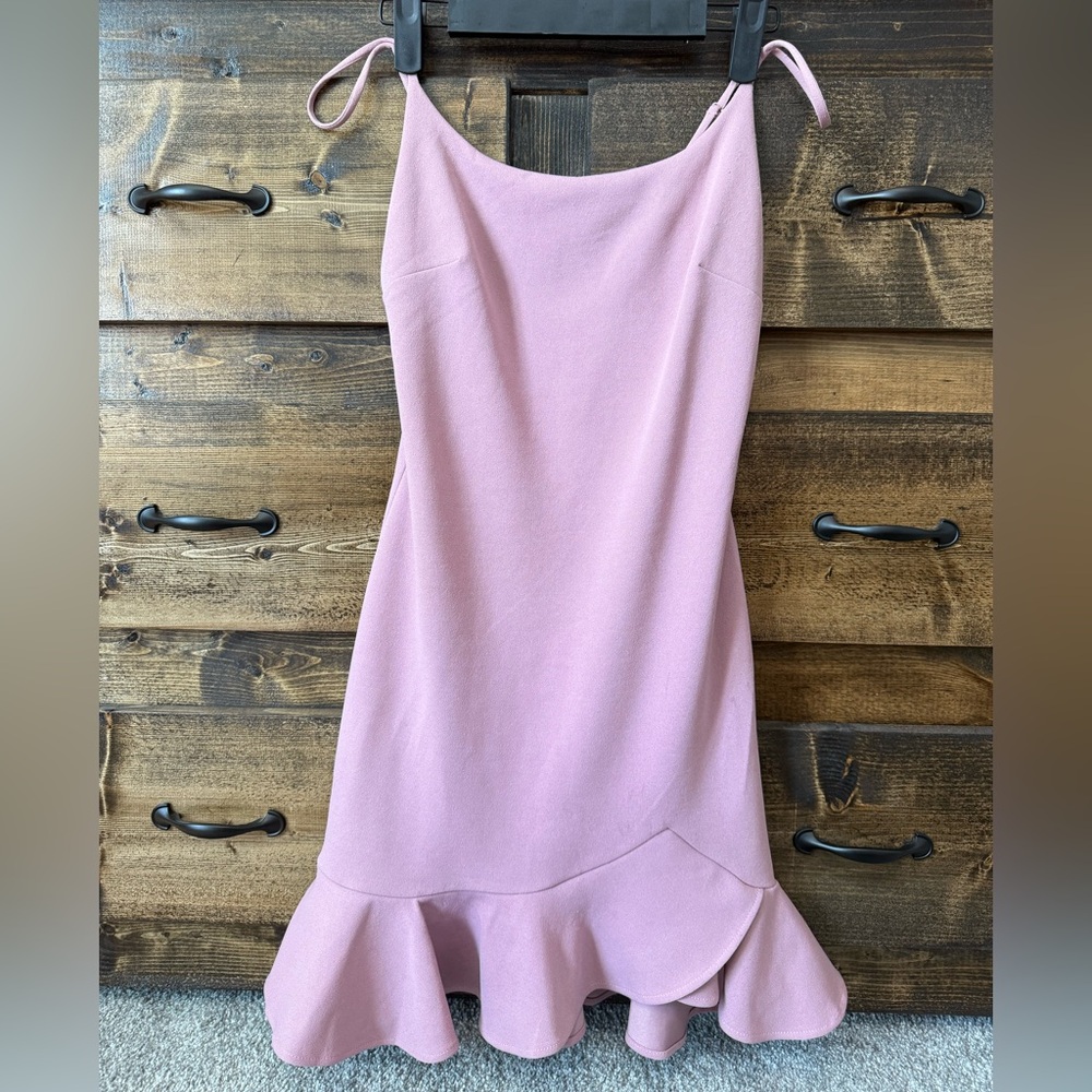 Short pink dress